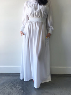 1970s Shimmer Maxi Dress