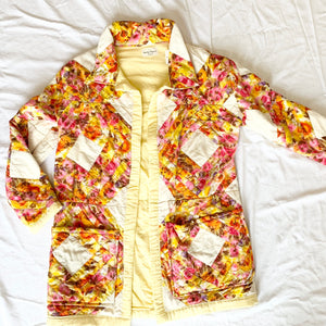 Walkin' on Sunshine Vintage Quilt Jacket