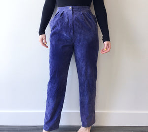 Blueberry Suede Pant