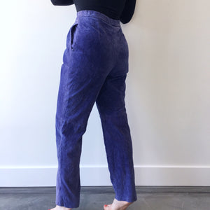 Blueberry Suede Pant