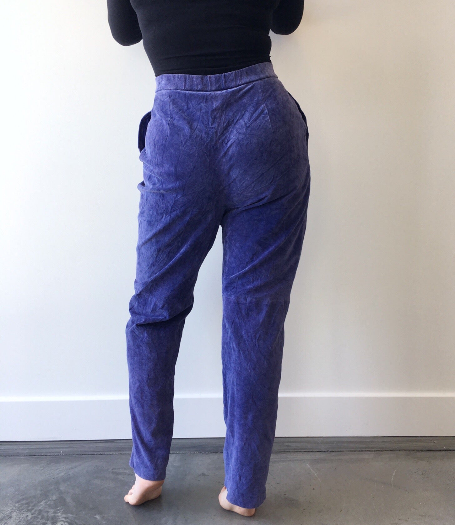 Blueberry Suede Pant