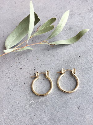 Gold Mini Hoop