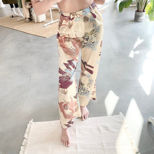 Kimono Dragon Satin Pant