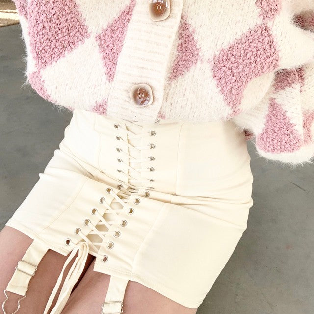 Cream Corset Skirt